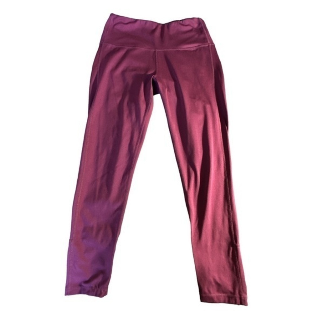 Apana Magenta Activewear Gym  Leggings Size Med EUC #2541